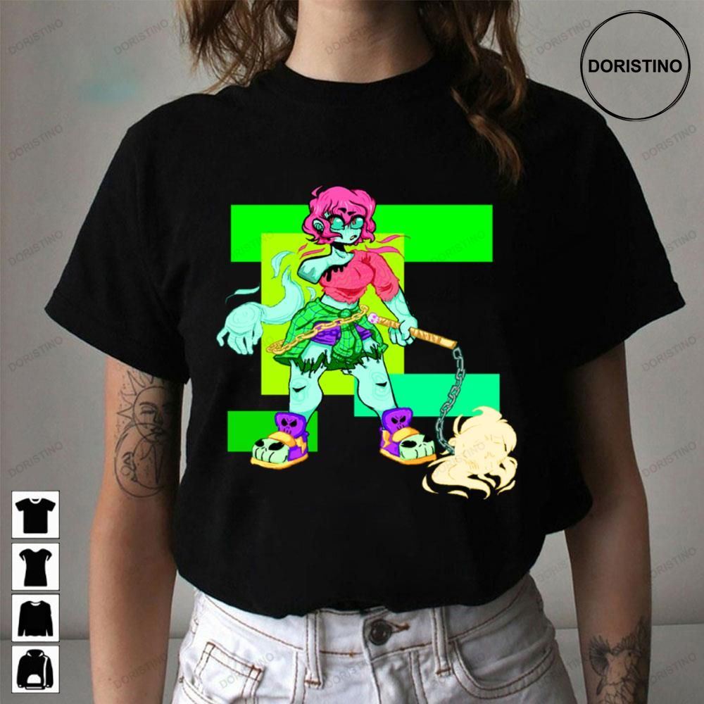 90s Psychedelic Undead Ghost Gal Awesome Shirts